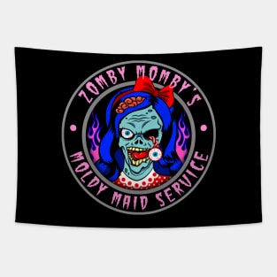 ZOMBY MOMBY - MOLDY MAID SERVICE Tapestry