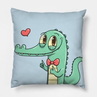 Thumbs Up Gator Pillow