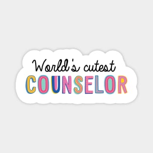 Counselor Gifts | World's cutest Counselor Magnet