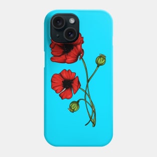 Poppies Phone Case