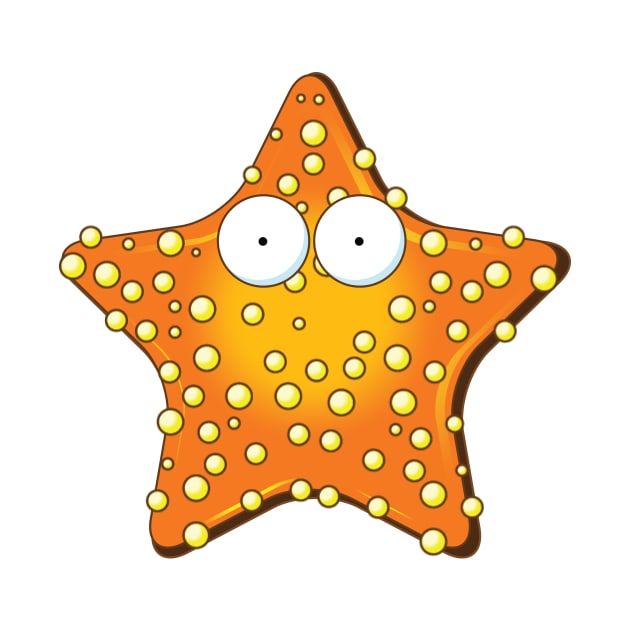 Cartoon Starfish by nickemporium1