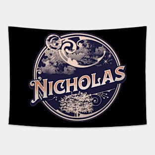 Nicholas Name Tshirt Tapestry