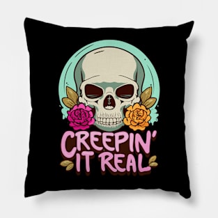 Gothic skull Pillow