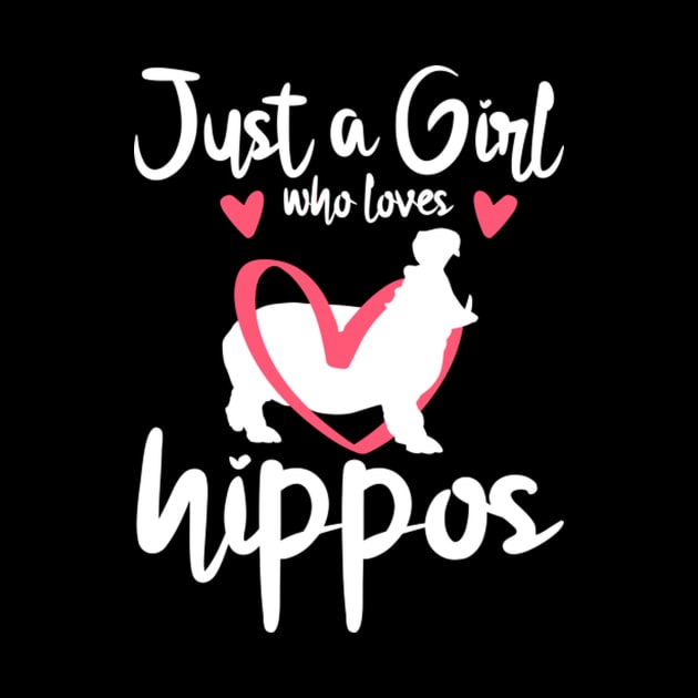 Just A Who Loves Hippos Animal by HypeRamen