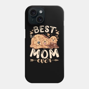 Best Mom Ever Golden Retriever Mother  Puppies Mothers Day Phone Case