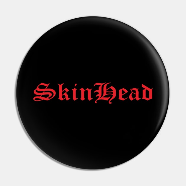 skinhead Pin by thebarnumstore