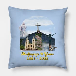 Medjugorje 41 years Pillow