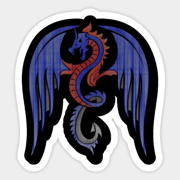 Artistic Dragon Cool Dragon Sticker Teepublic