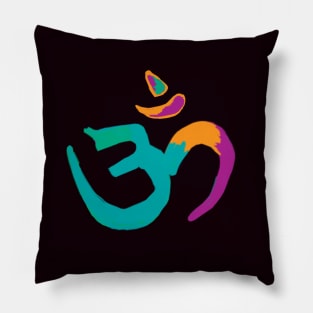 Colorful Om Pillow