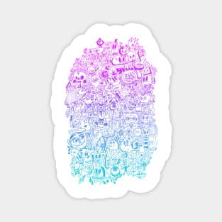 Gradient Doodle Magnet