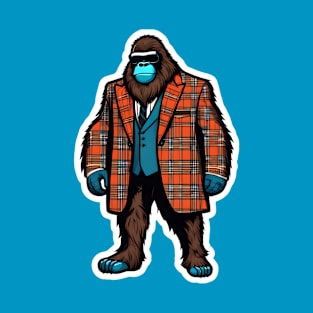 Bigfoot Wearing Plaid. T-Shirt