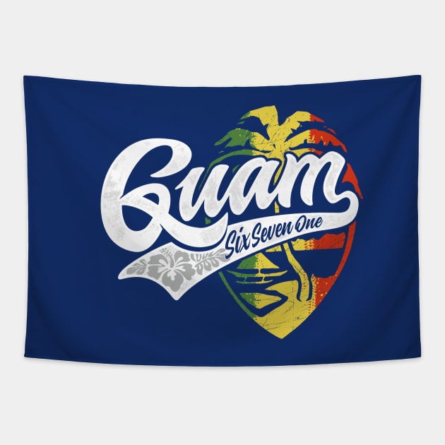 Guam Seal 671 Guamanian Pride Tapestry by THE LOCAL FABRIC