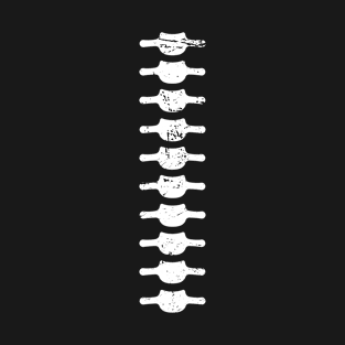 Goth Spinal Column Skeleton T-Shirt