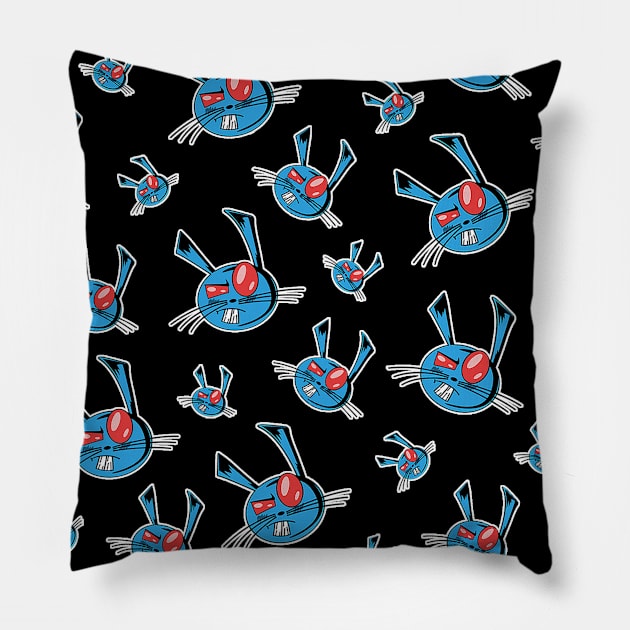 Bunni All Over Pillow by BunniPlague