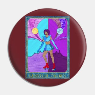 Queen of Skates Pin