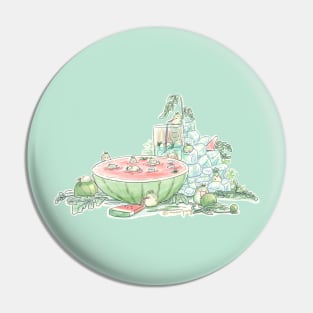 Watermelon swimming pool Pin