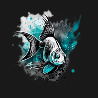 Very funny swimming fish colorful T-Shirt