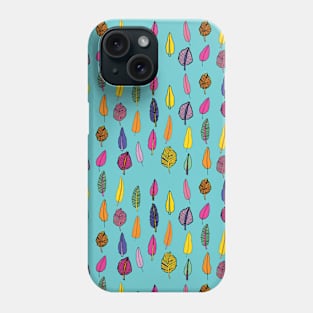 Australian Eucalyptus gum leaves colours of the rainbow Phone Case