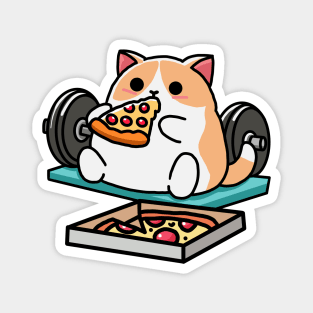 Pizza Cat Magnet