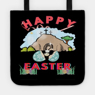 Happy Easter Shirt Retro Easter T-Shirt Gift For Easter Vintage Easter Tee Easter Day Shirt For Women & MEN Easter Decoration Groovy Easter T-Shirt Tote