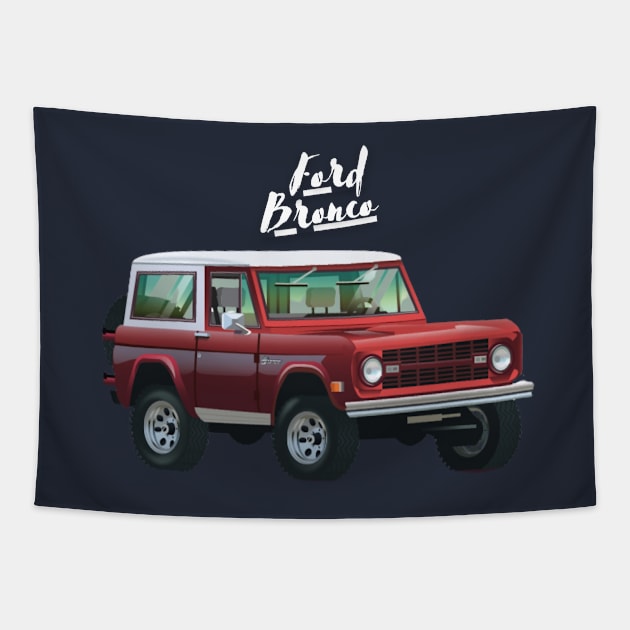 Bronco off-road Tapestry by MOTOSHIFT