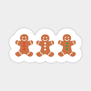 Gingerbread man design Magnet