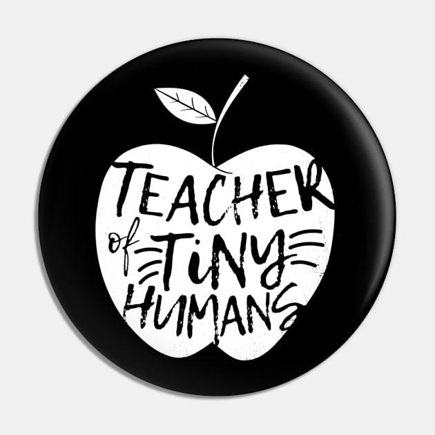 Teacher Of Tiny Humans Funny Preschool Teacher Pin by marjaalvaro