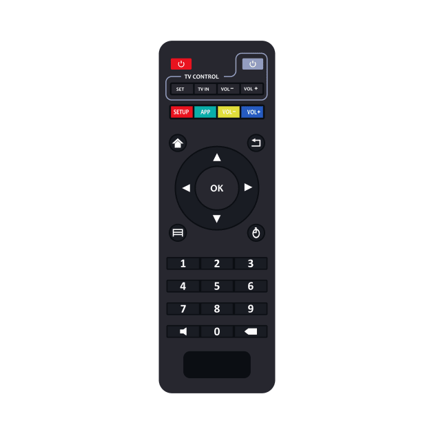 Remote control for TV or media center. by AraDesign