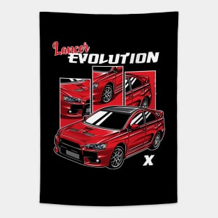 Lancer Evolution X Tapestry