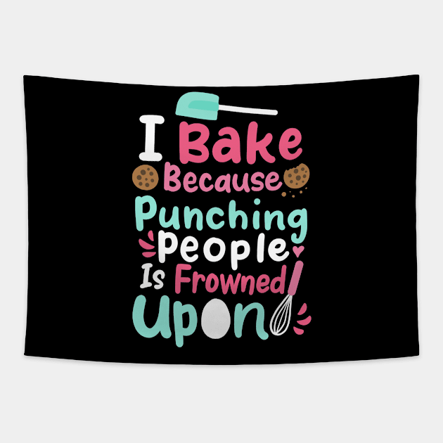 Baking Baker Bake Tapestry by KAWAIITEE