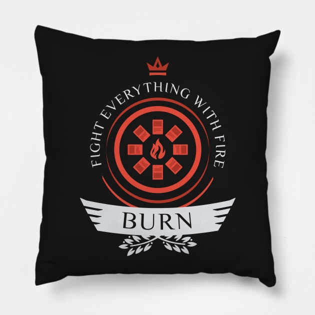 Magic the Gathering - Burn Life Pillow by epicupgrades