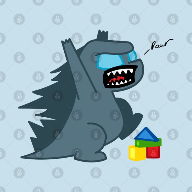 Godzilla Tooniefied by Tooniefied