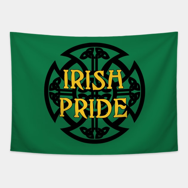 Irish Pride - Celtic Shield Tapestry by D_AUGUST_ART_53