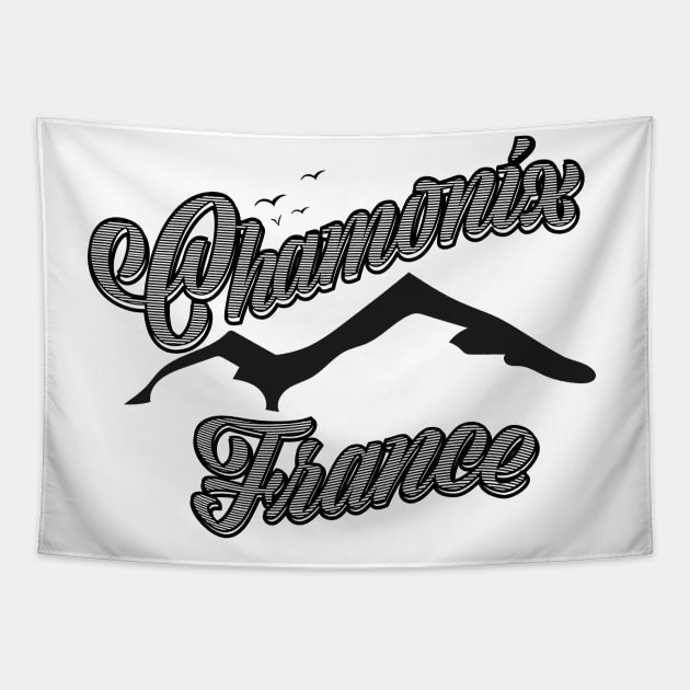 Chamonix France Tapestry by nickemporium1