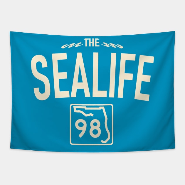 The SeaLife HWY 98 Tapestry by Etopix