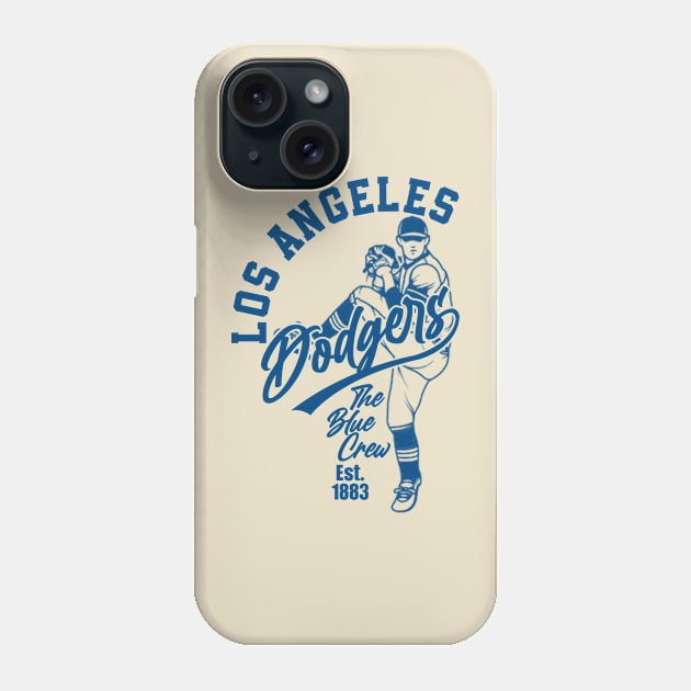 Los Angeles Dodgers By Semrawud Phone Case by semrawud