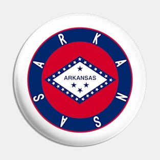 Arkansas Flag Decal Pin