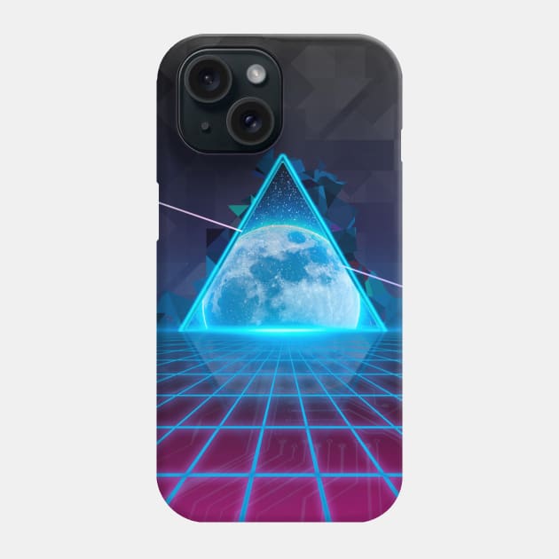 Space grid Phone Case by Kiboune