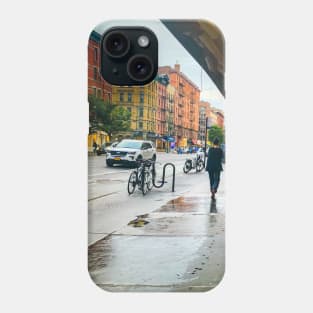 Upper West Side Rainy Day Street Manhattan NYC Phone Case