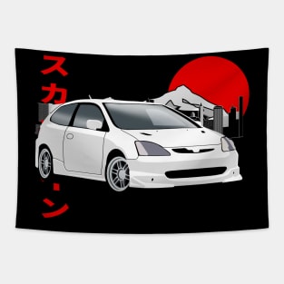 Honda Civic Ep3 Type R JDM Style Tapestry