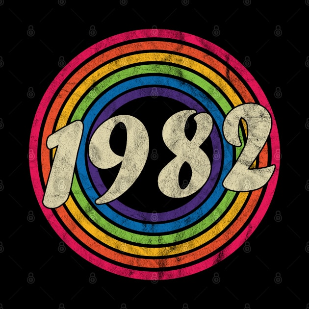 1982 - Retro Rainbow Faded-Style by MaydenArt