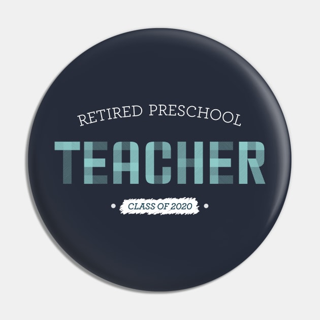 Retired Preschool Teacher Pin by OutfittersAve