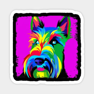 Scottish Terrier Pop Art - Dog Lover Gifts Magnet