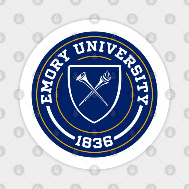 Emory University Circle Magnet by Josh Wuflestad