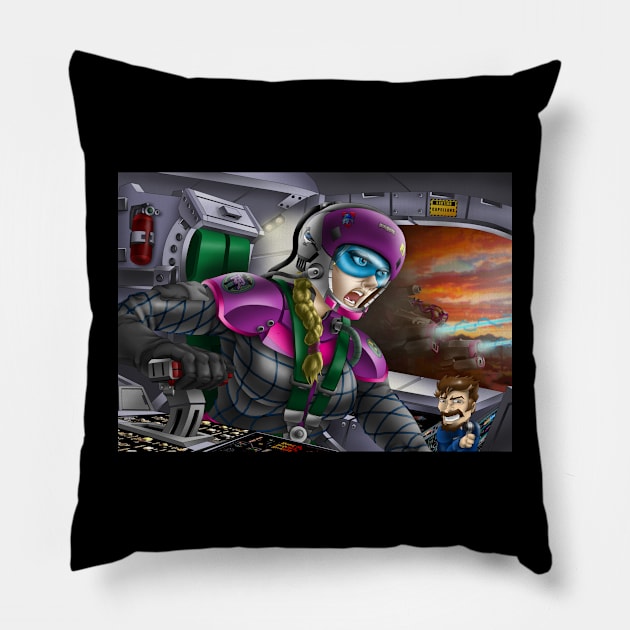 Riley's Ordeal Pillow by Oswald's Oddities