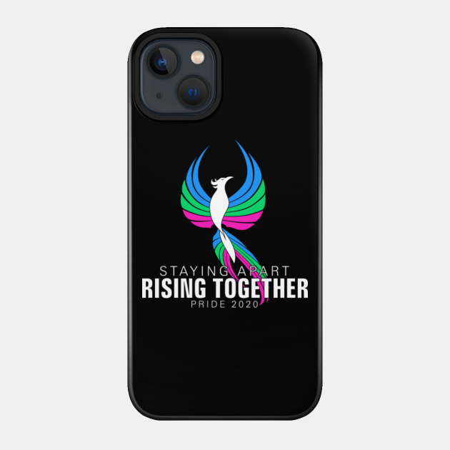 Polysexual Staying Apart Rising Together Pride 2020 Phoenix - Poly Pride - Phone Case