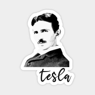 Nikola Tesla illustration Magnet