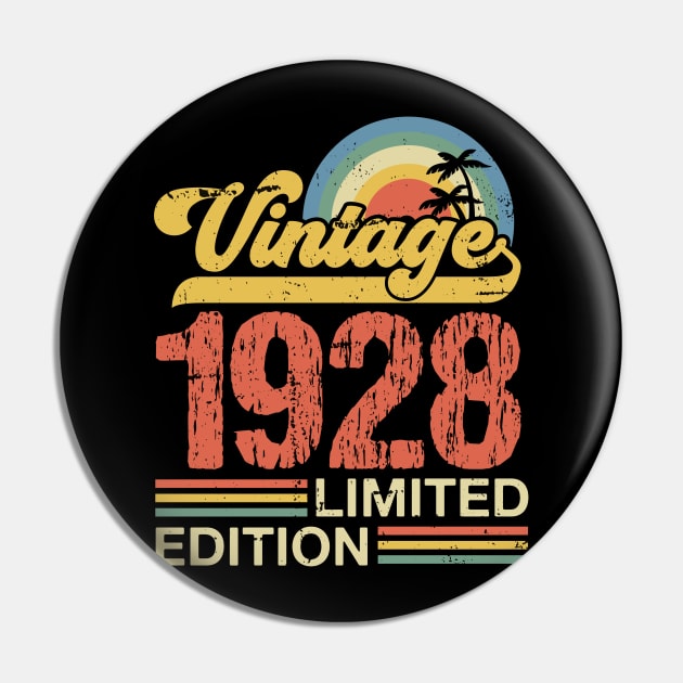 Retro vintage 1928 limited edition Pin by Crafty Pirate 