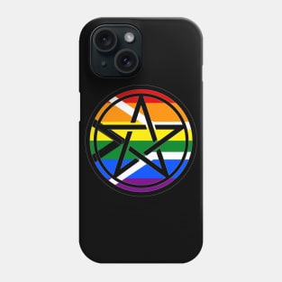 Large Print Pentacle LGBT Flag South Africa Pride Phone Case