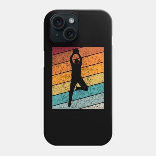 Basketball Slam Dunk Outdoor Sports Retro Sunset Design Phone Case